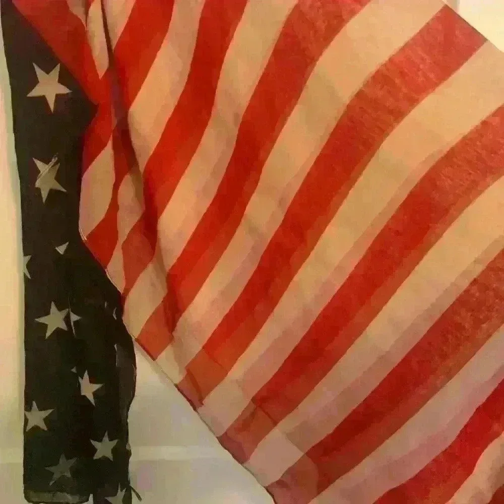 NWOT American Flag scarf